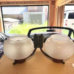 60-70sビンテージDAIKO ウィッカーシェード ペンダントランプ レトロ