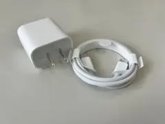 【未使用品】Apple純正20W充電器 (ナイロンType-Cケーブル付）