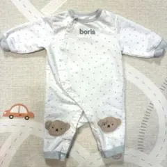 boris ボリス ロンパース カバーオール くま