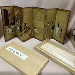 2344国宝　彦根屏風  ミュージアムグッズ　雛屏風　ミニ屏風　日本歴史　時代物 2344国宝 彦根屏風 ミュージアムグッズ 雛屏風 ミニ屏風 日本