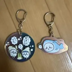 ちいかわ水族館 オーロラ アクリル キーホルダー 2点セット