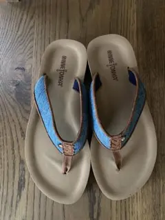 MINNETONKA デニム トングサンダルのサムネイル