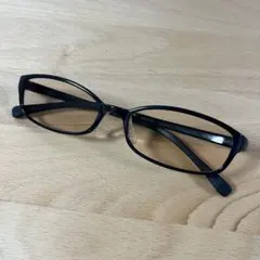 【うーもん様専用】ブルーライトカットメガネ ブラック オーバル型