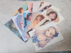 【あずはな様】女の子ステッカー 12枚セット⑤ カジュアル おしゃれ 美人