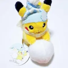ポケモンセンターオリジナル ぬいぐるみ ピカチュウとゆきあそび タグ