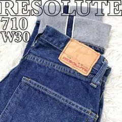 美品✨　RESOLUTE　リゾルト　デニムパンツ　710　W30　赤耳　日本製
