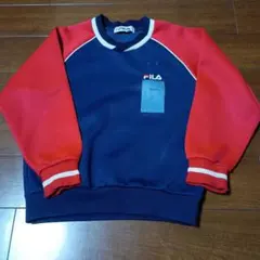 FILA ジャージ ネイビー/レッド 120