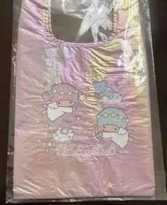 リトルツインスターズ　キキララ 50th オーロラトートバッグ　エンジェル