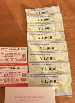 ビックカメラ　株主優待券8000円分+おまけ