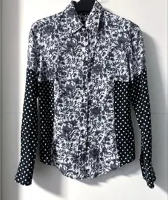 BLACK LABEL Paul Smith 花柄・ドット柄長袖シャツのサムネイル
