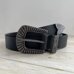 ウエスタンベルト　アメカジ　ヴィンテージ　y2k　グランジ　ベルト　ブラック