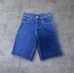 90s~00s ワイド　デニムバギーパンツインディゴ　y２k Mのサムネイル