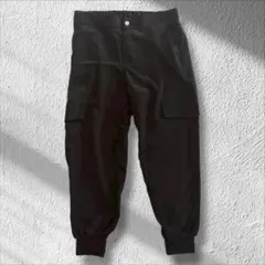 ◆ザラ　ジョガーパンツ　ワークパンツ　ポケット　アウトドア　ブラック　L