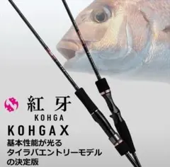 DAIWA 紅牙 KOHGA K65HB-S タイラバロッド - メルカリ