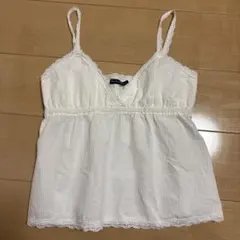 BRANDY MELVILLE レース キャミソール ビスチェ ホワイト