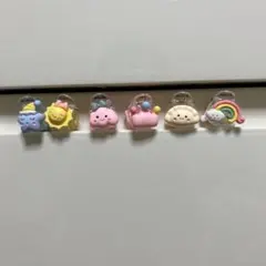 화려한 캐릭터 헤어 액세서리 6 종 세트