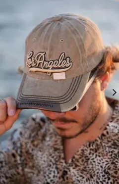 Los Angeles Capuccino Hat メンズ　キャップ　カーキのサムネイル