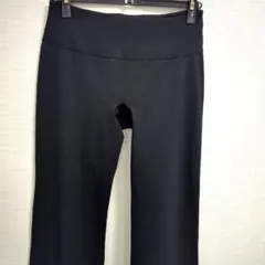 ユニクロ ヨガパンツ レギンス フレア M ブラック スポーツウェア