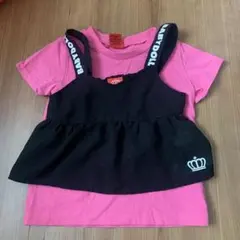 BABY DOLL 重ね着風 Tシャツ 100 2点セット