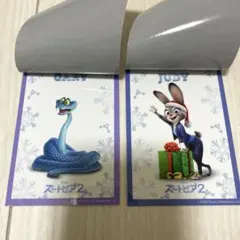 ズートピア2 入場者特典第一弾 クリスマスキャラクターカード ジュディ ゲイリー
