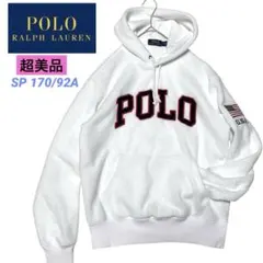 美品　ポロラルフローレン　SP170 ボアパーカー　ビッグロゴ　フリース　星条旗