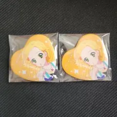 アイカツスターズ ハート型缶バッジコレクション 双葉アリア 2点セット アイカツスターズ ハート型缶バッジコレクション 双葉アリア5点セット