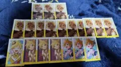 progetto sekai 26b kagamine rin foil stamped 3 sheets included 20 sheets
