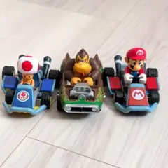 マリオカート　プルバックミニカー　３点セット