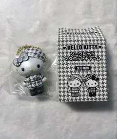 ハローキティ モノクロガーリー シークレットマスコットチャーム ハローミミィ