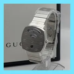 2026年最新】GUCCI 文字盤カラー：シルバー メンズ 腕時計(クォーツ)の
