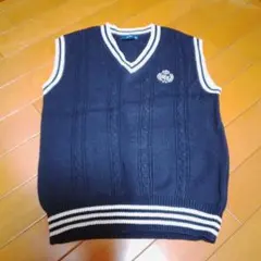 g.o.d-i ネイビー ケーブルベスト 140