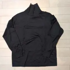 UNIQLO U ブラック×1枚、ホワイト×1枚 タートルネック Tシャツ L