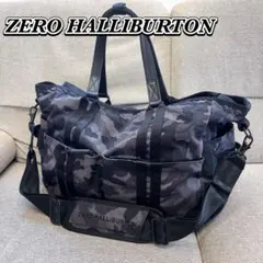 ZERO HALLIBURTON カモフラ柄 ラウンドバッグ - メルカリ