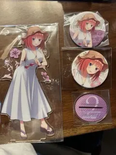 五等分の花嫁 中野二乃 ビックアクリルスタンド ビック缶バッジセット