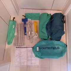 SOUTH FIELD キャンプテント 本体 設営セットのサムネイル