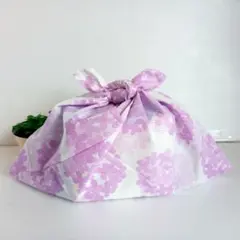 あずま袋◆手拭い◆エコバック◆コンビニバック◆ハンドメイド【紫陽花・薄紫】