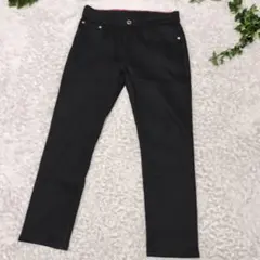 EDWIN 【エドウィン】ジャージーズ　ブラックデニムパンツ　L