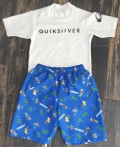ラッシュガード【QUIKSILVER】＆ 海パン【Minecraft】セット