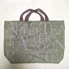 Afternoon Tea トートバッグ オリーブグリーン