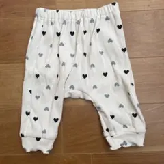 ハート柄　メローリブパンツ