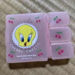 トゥイーティー チェリー柄 小物入れ ミニケース 2000年製