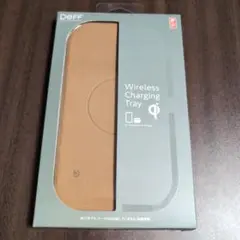 Deff Wireless Charging Tray キャメルブラウン