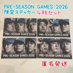 PRE-SEASON GAMES 2026限定ステッカー 4枚セットのサムネイル