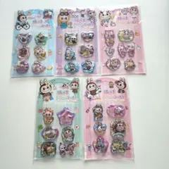 ラブブ水シール5枚セットA