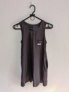 ベイフロー　ノースリーブ ワンピース　130 ダークグレー　アンダーオマケ付