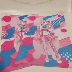 初音ミク タイトーくじ Rody K賞 クリアファイル ステッカー 巡音ルカ