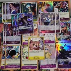 緑紫ルフィデッキパーツ ワンピースカード - メルカリ