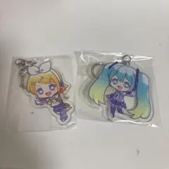初音ミク 鏡音リン 鏡音レン アクリルキーホルダー 3個セット