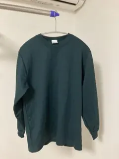 converse ダークグリーン 長袖Tシャツ