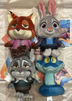 ナムコ限定　ズートピア2 赤いほっぺ マスコット 全種セット